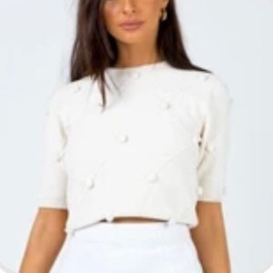 Princess Polly Minkpink Lovelorn Bobble Knit Top